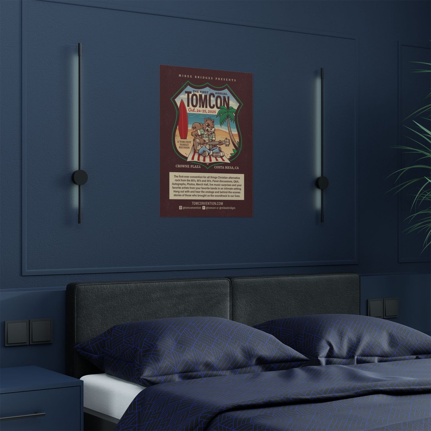 Official TOMCON Collectible Satin Poster 18x24