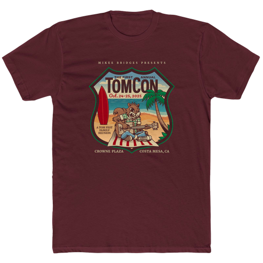 TOMCON Maroon Tee