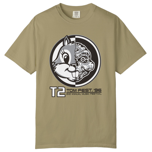 T2 TOM FEST '96 Vintage Tan Tee