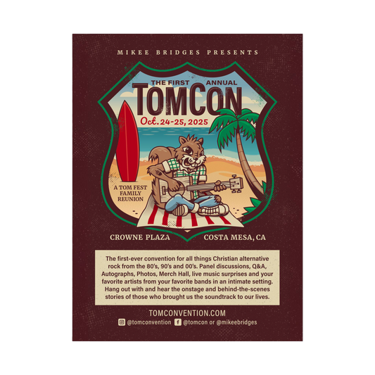 Official TOMCON Collectible Satin Poster 18x24